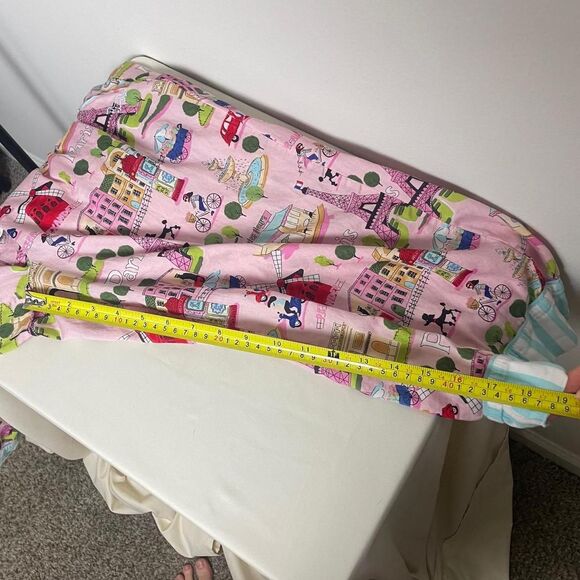 Peter Alexander Pink Paris Cotton Pajama Pants Size Medium - Picture 5 of 8